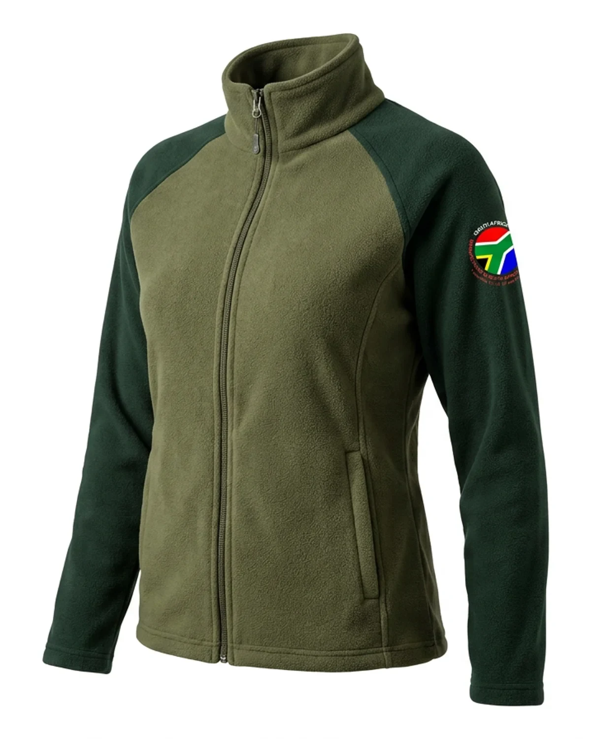 Ladies Polar Fleece Top - Raglan Sleeve with Pockets (Custom Colours)