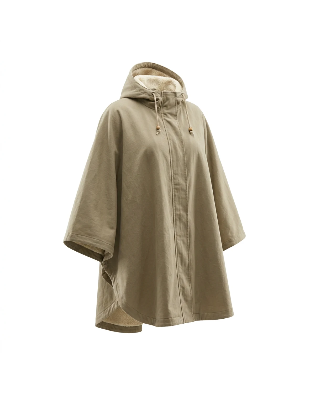 Safari Poncho - Polar Fleece Lined (Knee Length 97cm)