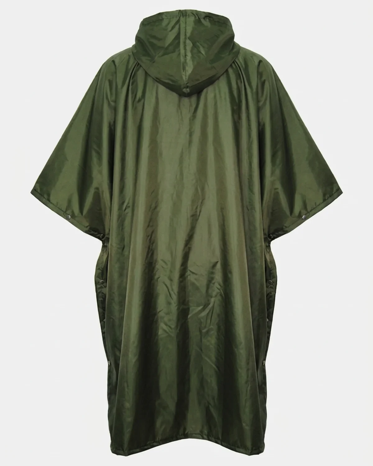 Waterproof Poncho: Calf-Length (Fleece-Lined)