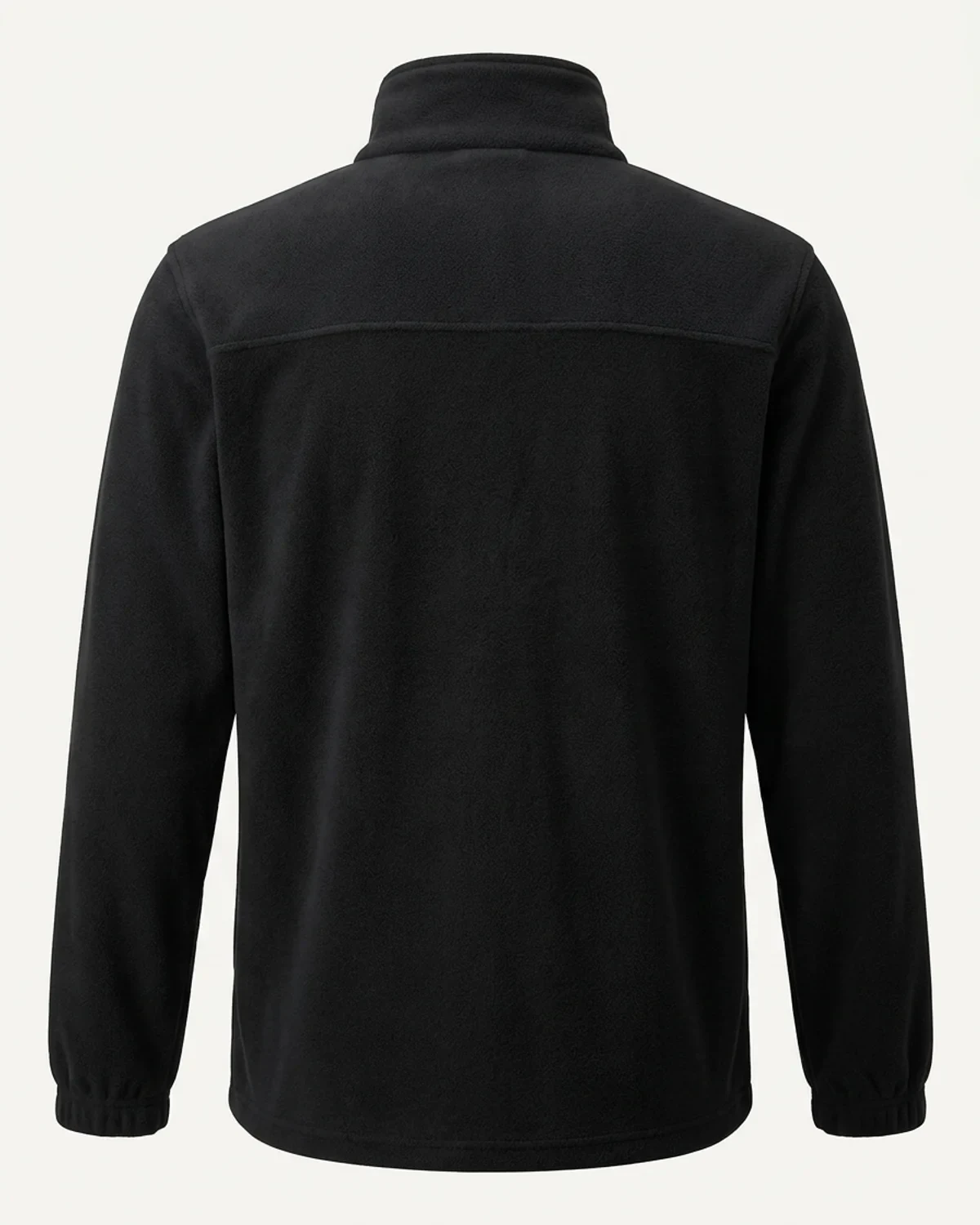 Unisex Polar Fleece Top Without Pockets: Long-Sleeve